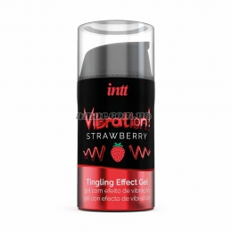 Жидкий вибратор Intt Vibration, со вкусом клубники, 15 мл
