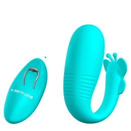 Вибростимулятор «Pretty Love Remi», 10 режимов вибрации и движения, пульт ДУ