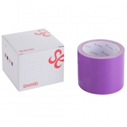 Скотч для бондажу LOCKINK SEVANDA Electrostatic Tape, фіолетовий, 16 м