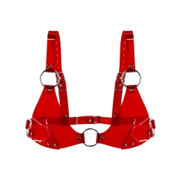 Лиф классический Feral Feelings - Bikini Top, красный, прозрачный