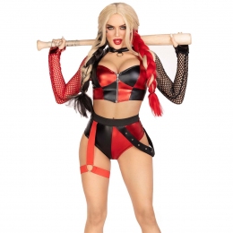 Еротичний костюм Leg Avenue Crime Spree Sweetie Costume, топ, шорти