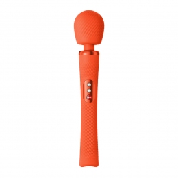 Вибромассажер Fun Factory VIM Vibrating Wand, оранжевый, супермощный и легкий, до 6 часов работы