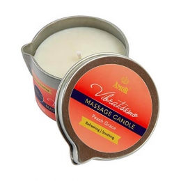 Масажна свічка «Vibratissimo Peach Grace», 100 мл