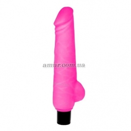 Вибратор «The Realistic Cock Pink», 24 см