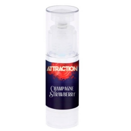Смазка MAI Attraction, зі смаком шампанського та полуниці, 50 мл