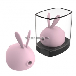 Вакуумный клиторальный стимулятор с вибрацией KisToy Miss KK, розовый