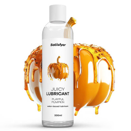 Лубрикант на водной основе Satisfyer Juicy Lubricant Playful Pumpkin, с ароматом тыквы, корицы и гвоздики, 300 мл
