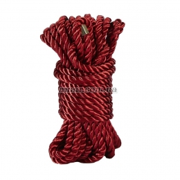 Мотузка для Шибарі Zalo Bondage Rope, червона, 10 метрів