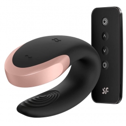 Смарт-вибратор для пар Satisfyer Double Love, черный