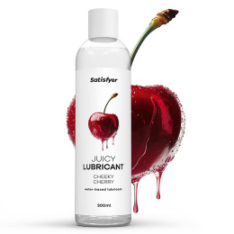 Лубрикант на водній основі Satisfyer Cheeky Cherry, з ароматом вишні, 300 мл