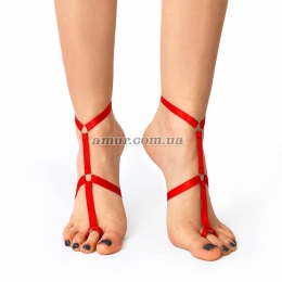 Чокер на 2 ножки Art of Sex - Stelia, красный