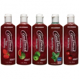 Смазка-гель для орального секса Doc Johnson GoodHead, набор 5х29 мл
