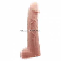 Насадка-удлинитель на пенис с мошонкой «Penis Extender» +8 см