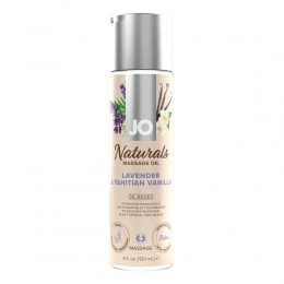 Массажное масло System JO - Naturals Massage Oil, аромат лаванды и ванили, 120 мл
