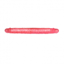 Двухсторонний фаллоимитатор Elastic Jelly Double 36см