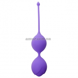 Вагинальные шарики «Silicone Kegel Balls 2» фиолетовые