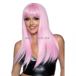 Парик Leg Avenue Long straight bang wig, розовый