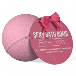 Супер-бомбочка для ванны Dona Bath Bomb - Rosey Posey, 128 гр, приятный аромат розы