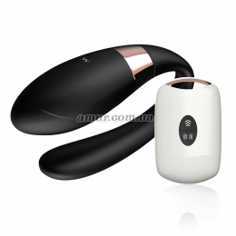 Вибратор «V-Vibe» 7 функций, черный, с пультом ДУ