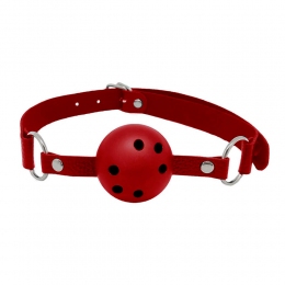 Воздухопроницаемый кляп Alive Discretion, красный