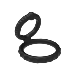 Эрекционное кольцо Erospace Men’s Play Silicone Cock Ring B8, черное