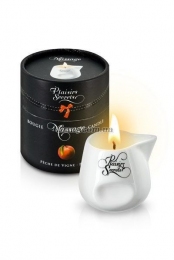 Массажная свеча Plaisirs Secrets Peach, персик, 80 мл