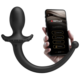Анальная пробка «Pretty Love Anthony», 12 режимов вибрации, управление с телефона