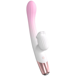 Вибратор-кролик B-Series 3 в 1 Dual Action Heating Vibe, с вакуумной стимуляцией и нагревом