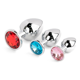 Набір анальних пробок Jewellery Silver, SML