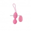 Вагинальные шарики «Ridged M-mello» розовые, с пультом ДУ