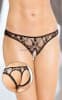 Трусики «Thongs 2457» черные
