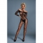 Бодистокинг Caprice Lingerie Model 10 One size Black, кружево, открытый доступ, длинный рукав