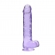 Фаллоимитатор «Realrock Dildo 9», 25 см, фиолетовый