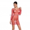 Бодистокинг-платье с глубоким воротом Passion BS093, красное