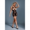 Платье-сетка Caprice Lingerie Model 06 One size Black, мелкая сетка, кружево
