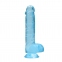 Фаллоимитатор «Realrock Dildo 6», 17 см, голубой
