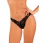 Кружевные стринги Obsessive Donna Dream thong черные, низкая посадка