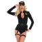 Костюм еротичного спецназу Leg Avenue Swat Team Babe, боді, пояс, підв'язки, іграшкова рація, кепка