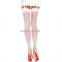 Чулки под пояс со швом сзади Leg Avenue Sheer backseam stockings, белые, One Size