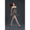 Сітчаста сукня Moonlight Model 17 XS-L, чорна