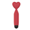 Мини-вибратор Erospace Sweet Play Mini Heart A14, красный, 10 режимов вибрации