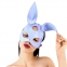 Кожаная маска Зайки Art of Sex - Bunny mask, фиолетовая