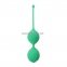 Вагінальні кульки «Silicone Kegel Balls» зелені