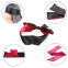 Маска Erospace Wild Play Satin Eye Mask C18, черный-малиновый