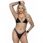 Бодістокінг у велику сітку Leg Avenue Long Sleeved Bodystocking One size, чорний, довгий рукав