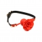 Силіконовий кляп з трояндою Master Series: Blossom Silicone Rose Gag – червоний