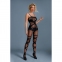 Бодістокінг Caprice Lingerie Model 11 One size Black, імітація панчох, відкритий доступ