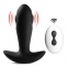Анальная вибро-пробка «Reggie Anal Plug», пульт ДУ, 10 таппинга и вибраций