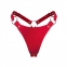 Трусики из натуральной кожи Feral Feelings - String Bikini, красные