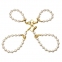 Перлинні наручники та ножні кайданки LOCKINK Pearl Handcuffs & Anklecuffs